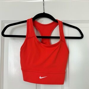 Nike Medium-High Support Sports Bra: Orange Size Small